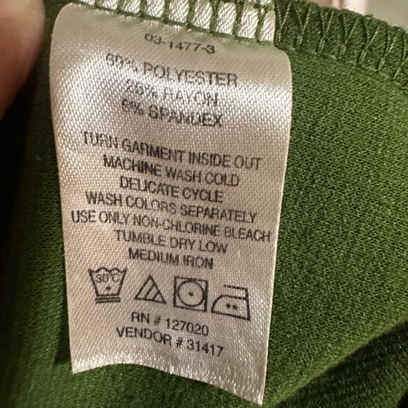 Chadwicks Dark Green Dress - Picture 5 of 7